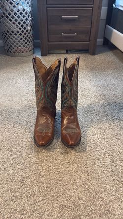 Women’s Brown Leather Western Cowboy Boots