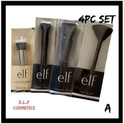 NIB elf 4pc Makeup Brush Gift Set A