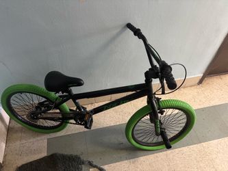 Green BMX bike