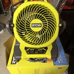 Ryobi 18v Whisper Series Fan With Mister