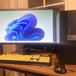 Dell 3040 WiFi Computer & 24” Monitor Setup 