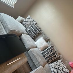 Grey sectional