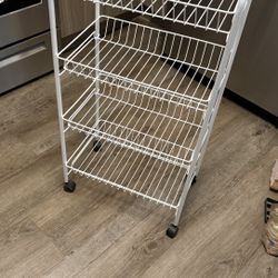 Rolling Metal Cart
