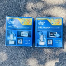 2 Intel Celeron G1820 Processors 1 For 35