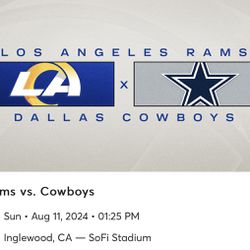 Dallas Cowboys vs LA Rams