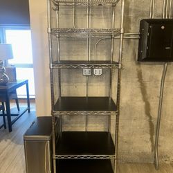 Metro Premium Industrial-Wire Shelving — 24″W × 18″D × ~75″H 
