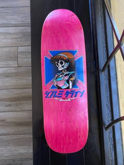 Jeremy Klein Dream Hawk Skateboard. Pink Stain