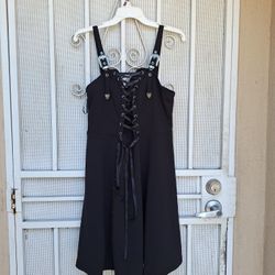 Goth Style Black Dress 👗