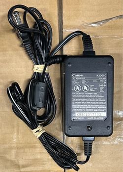 Genuine Canon AC Power Adapter K30080 PA-V12 Wall Charger Made In Japan
