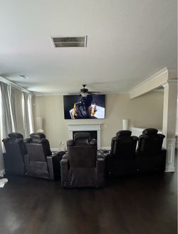 leather chair set