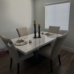 Upholstered Nail Head Chair Set