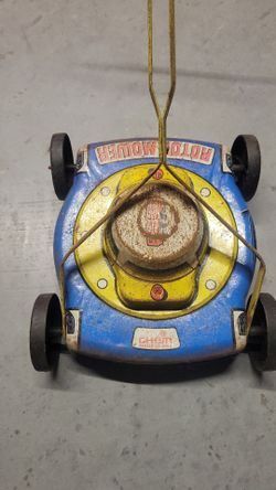Vintage Chein rotor mower toy