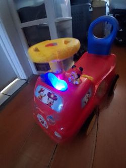 Mickey & Friends Fire Engine Acivity Ride-On Toy