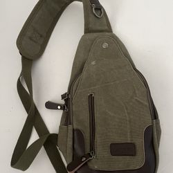 Excellent Green Dxyizu Crossbody Bag Outdoor Packs Canvas Chest Bags Handbags