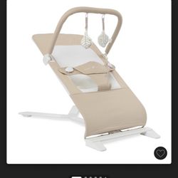  New Baby Delight Organic Alpine Deluxe Portable Bouncer – Oat
