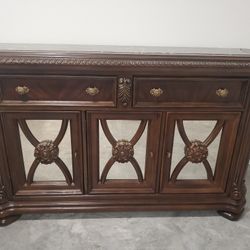 Oak console Table