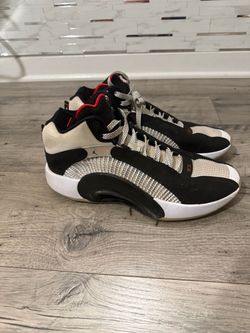 Air Jordan Basketball Sneakers Black White Red