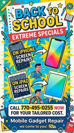 Apple iphone ipad screen repairs . We come to you.