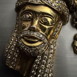 14 K Real Diamond Chain 3.5 MM 26 Inches With Guarantee On The Diamond