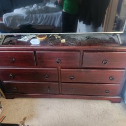 Solid Wood Dresser 