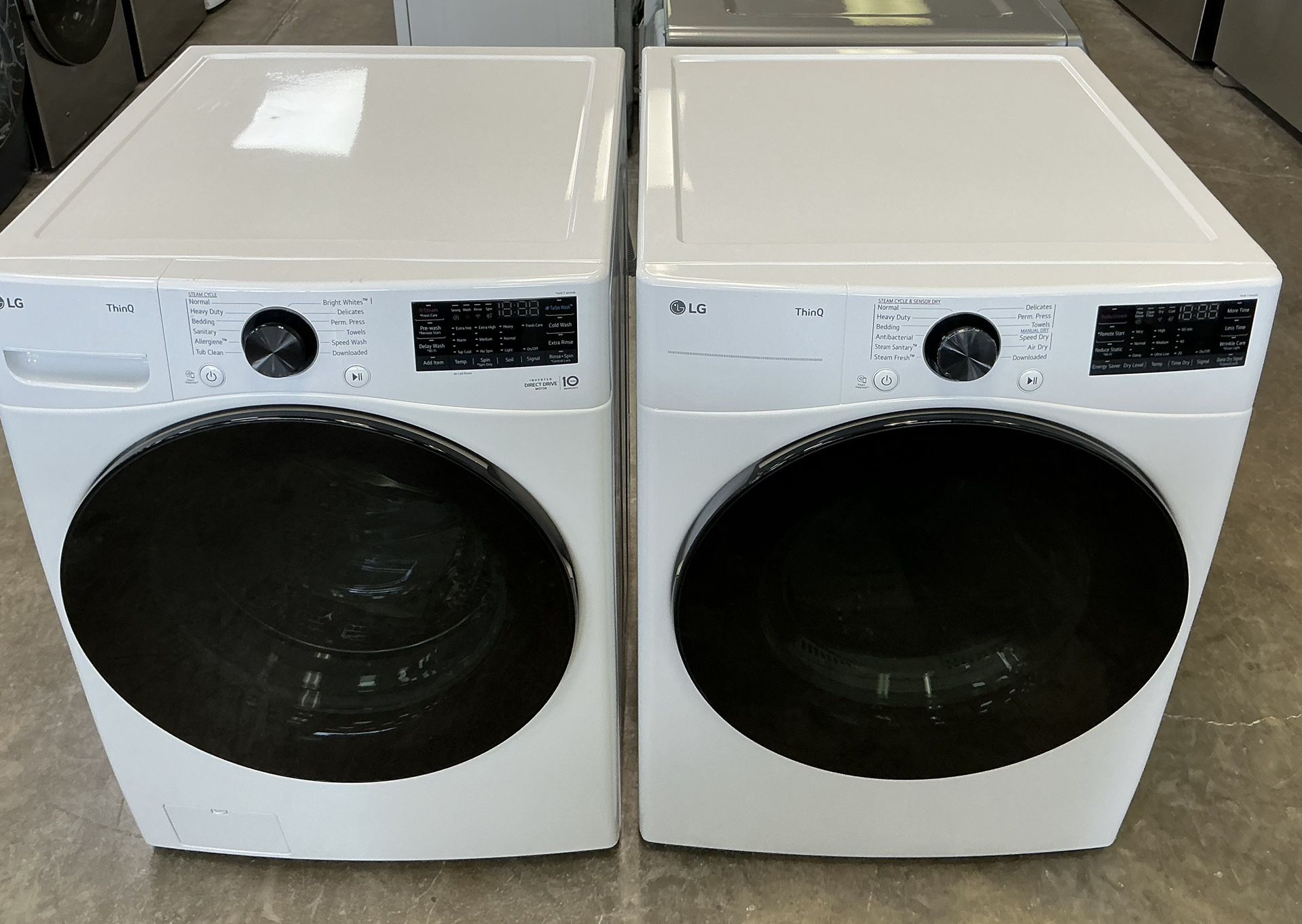 LG 4.5 cu. ft. Front Load Washer 7.4 cu. ft. Front Load  Gas Dryer $19 Down Payment 
