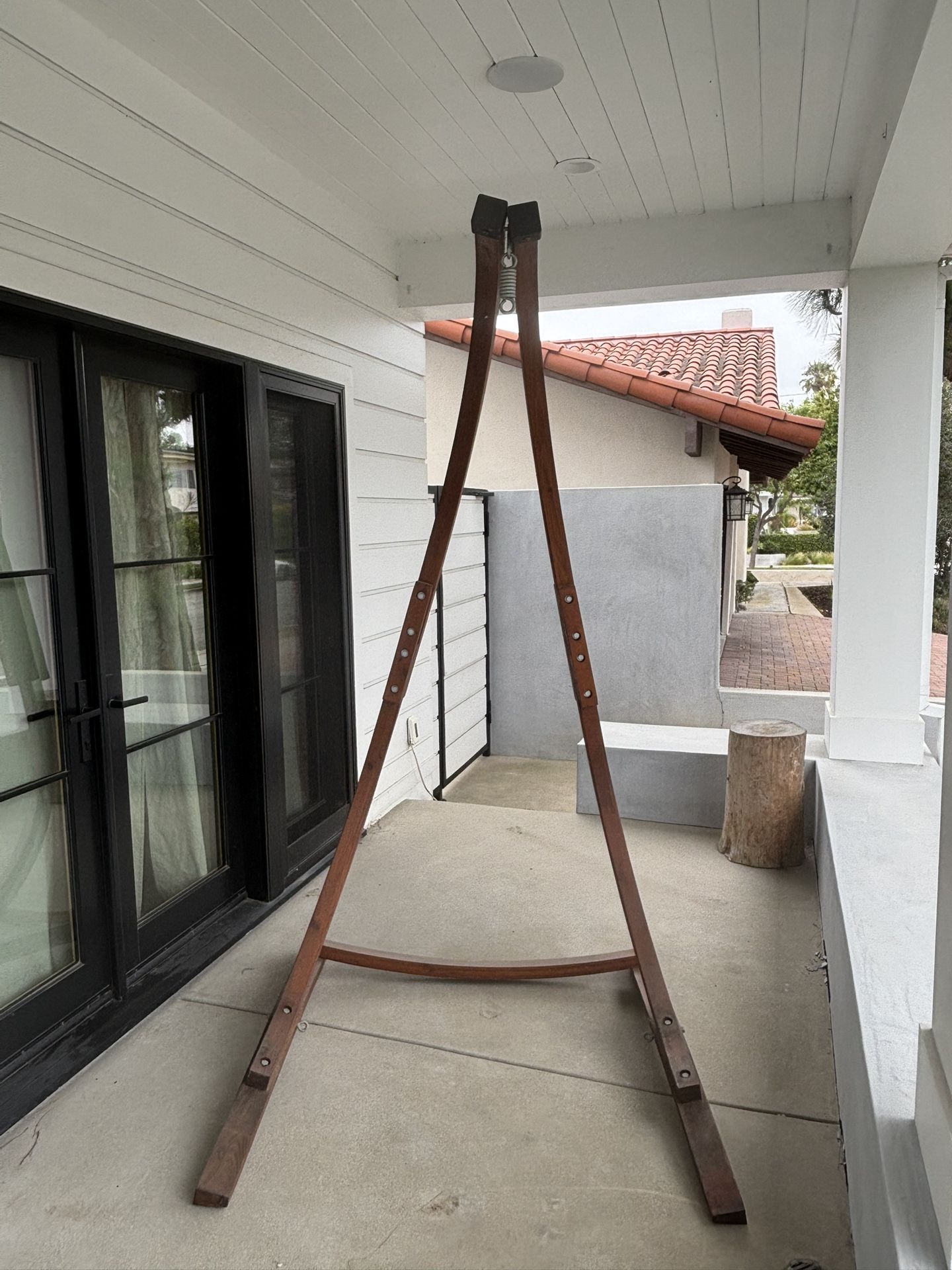 Wooden Swing Chair Stand