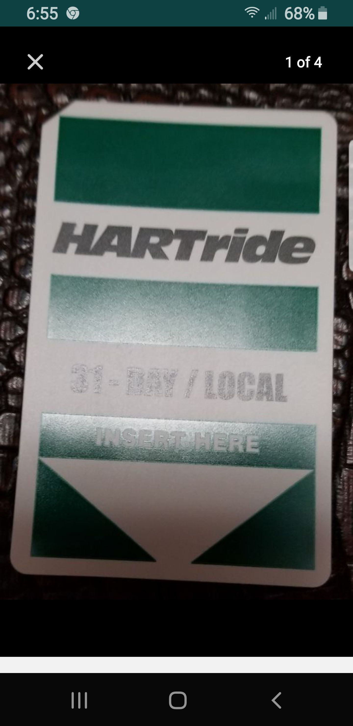 Hartline 31 Day Bus Pass