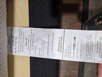 Purple Twin mattress, Like New Condition
