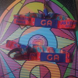2 GA Wristbands for EDC Las Vegas 