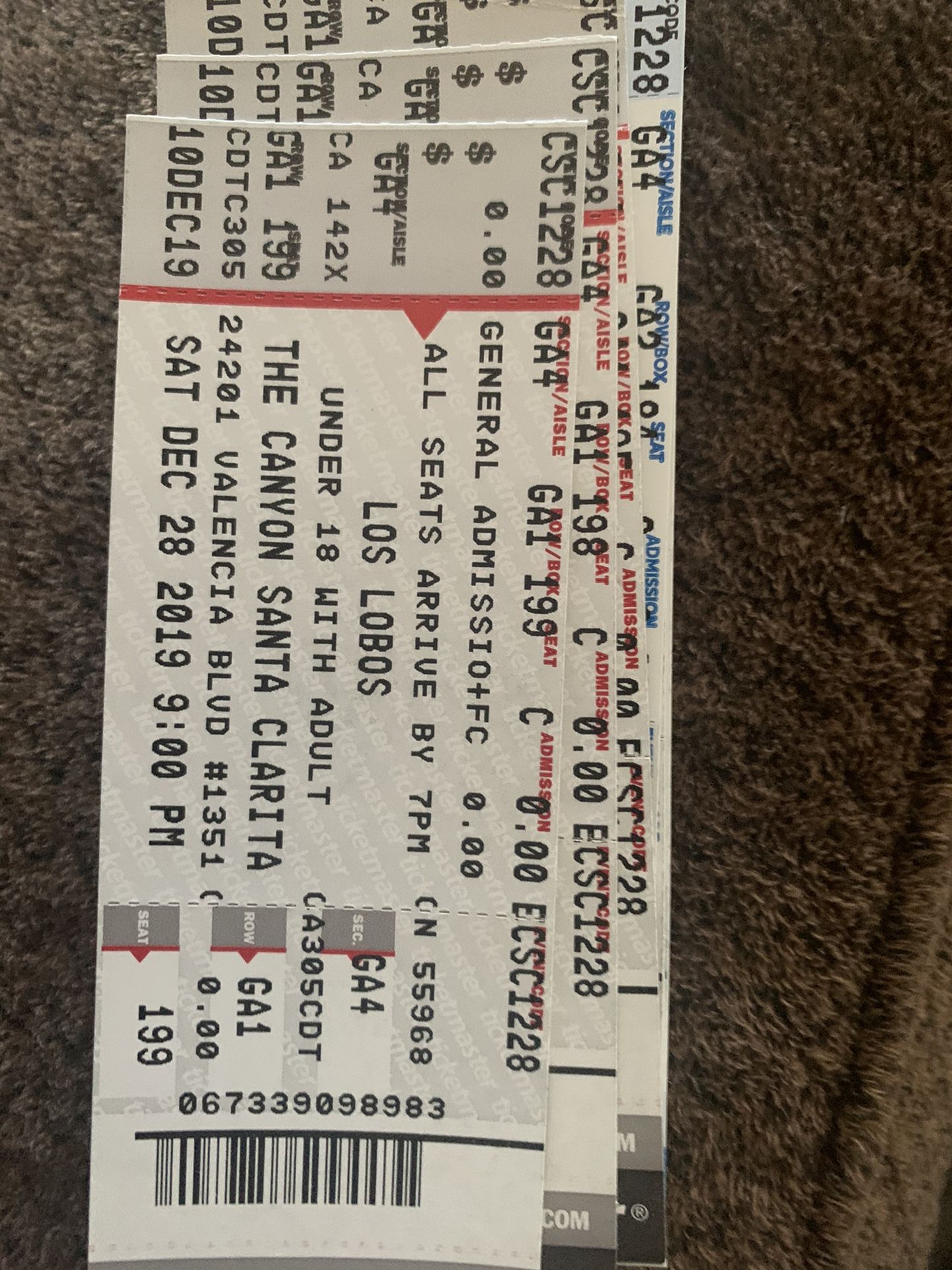 Tickets for los lobos