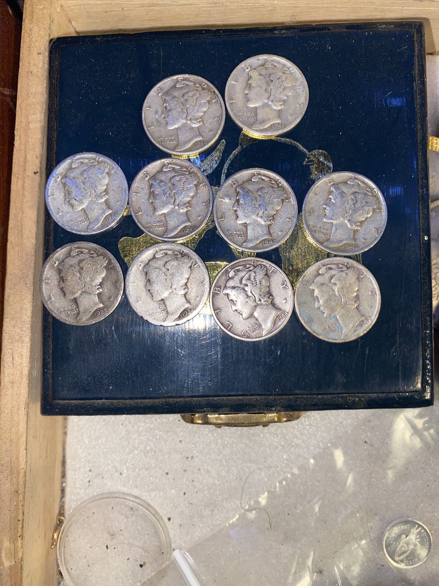 10 mercury dimes