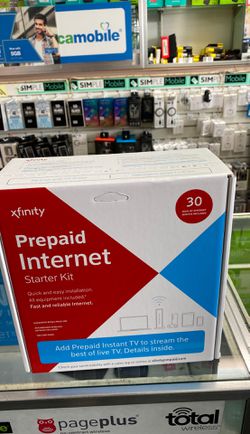 Xfinity prepaid internet $45