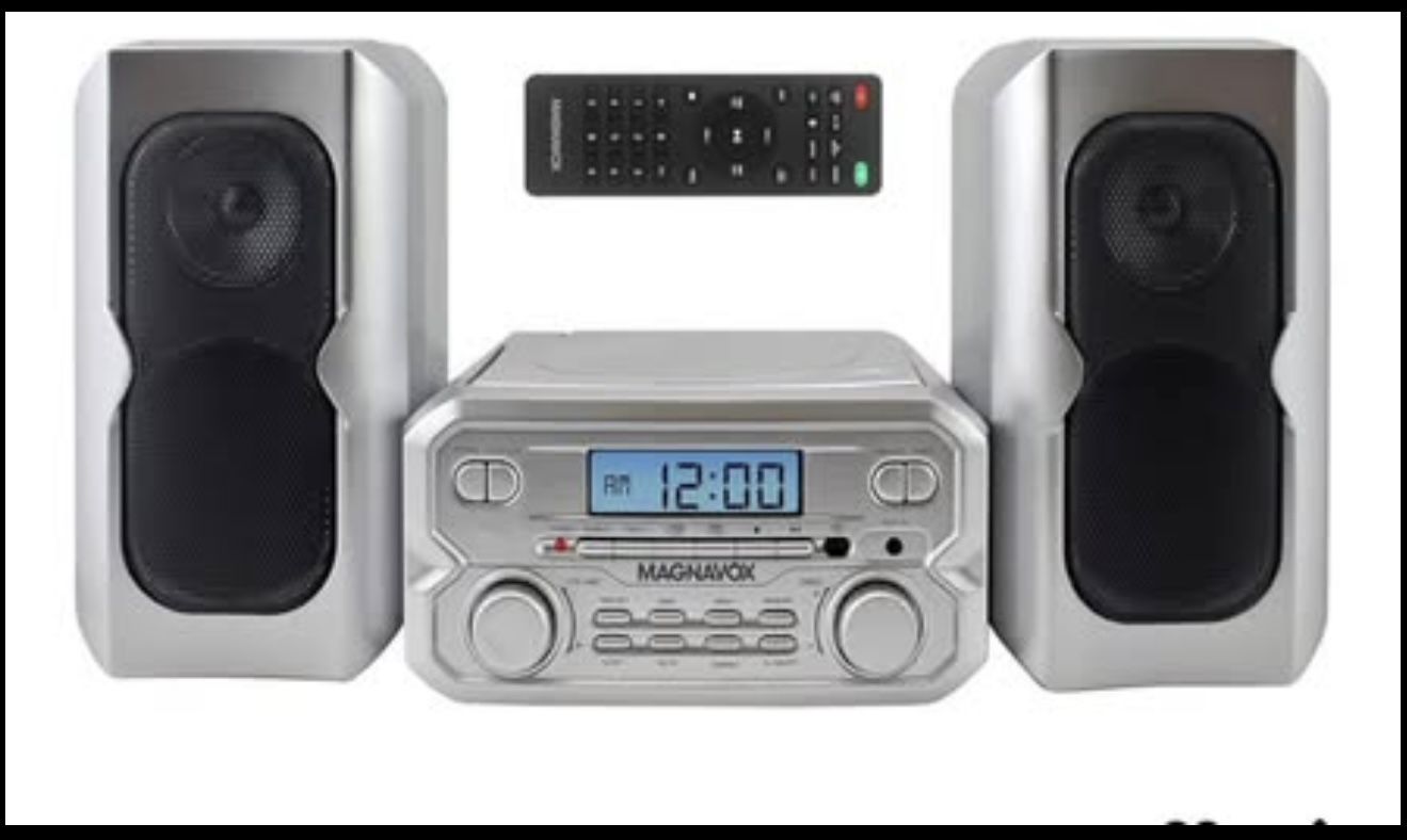Magnavox MM435M2-SL 3-Piece Compact CD Shelf System