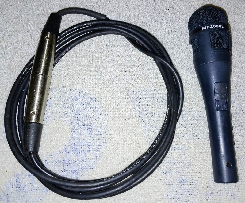 Audio Technica MB2000L Microphone Mic with 10ft XLR Cable