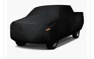 EzyShade Multi-Layer Truck Cover Waterproof All Weather - See Vehicle Size-Chart - Full Outdoor Pickup Truck Covers for F250 F150 Tundra Titan - Sun W