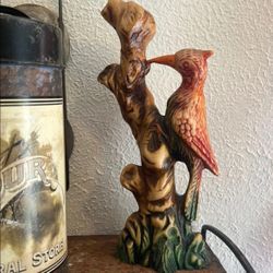 Vintage Woodpecker Decor 