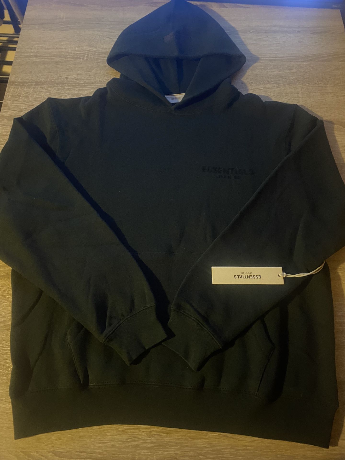  Fear Of God Essentials Hoodie Black