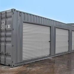 40 feet storage container with roll up door