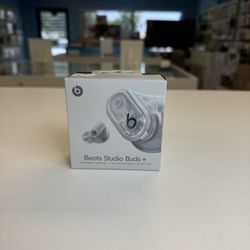 Beats Studio Buds +  plus Noise Cancelling Transparent Apple Care Plus TIL 2026