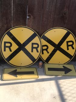 Large Railroad Signs