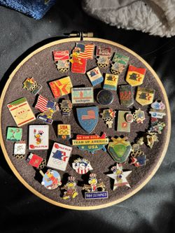 1984 Olympic pins Vintage Collectible 
