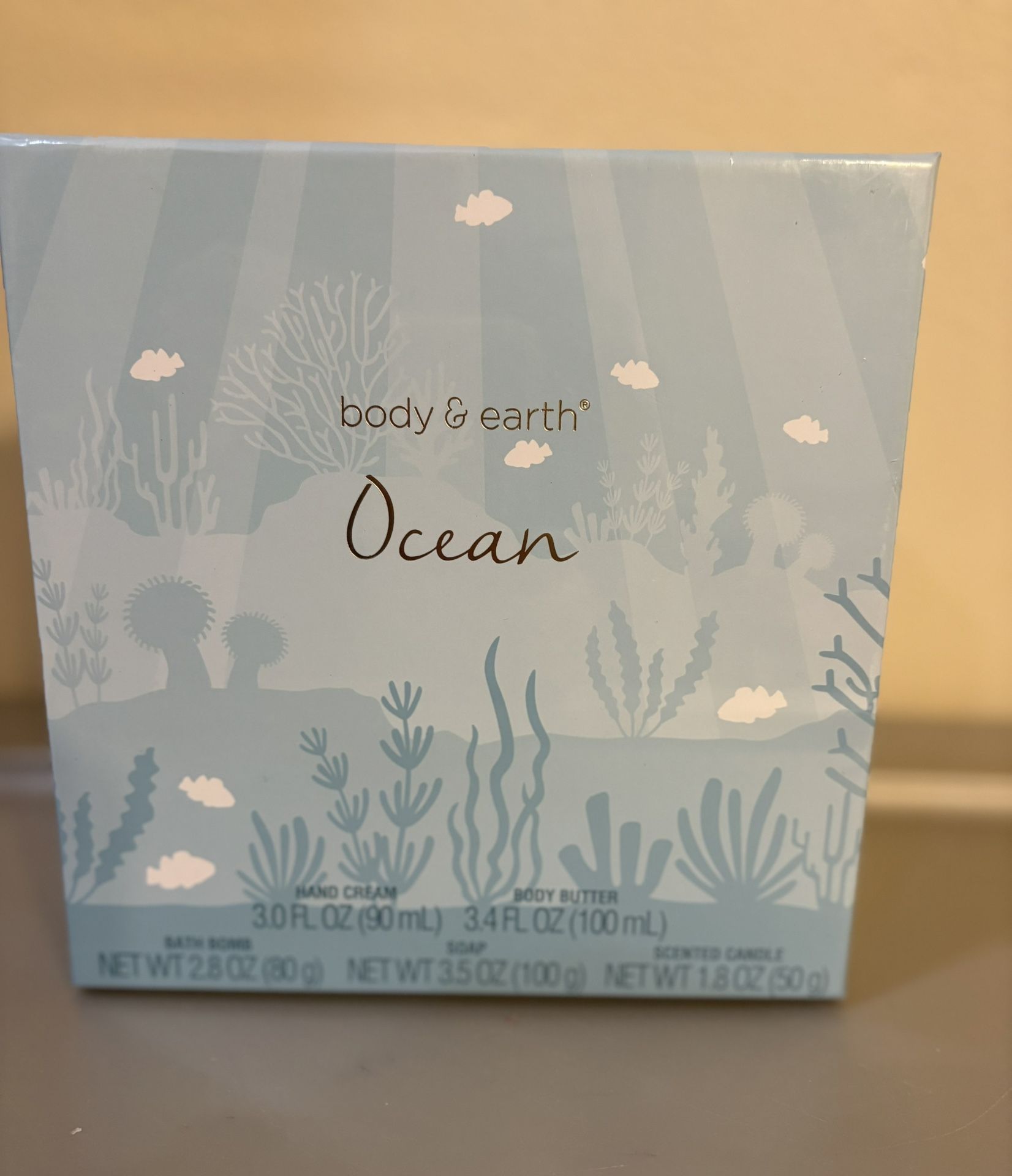 Body & Earth Ocean Ocean Spa Gift Set Of 5 Piece