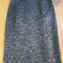 Tory Burch Size 0 Lace Pencil Skirt in Blue And Green  