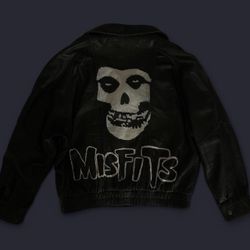 Misfits Custom Painted genuine leather jacket 