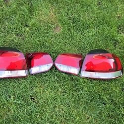 2010-2014 MK6 VW GTI Tail Lights Full Set Great Condition OEM Volkswagen