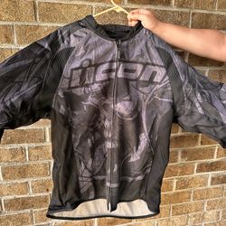 Icon Motorcycle Jacket Men’s Size 2XL 