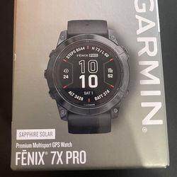 Garmin fenix 7X Pro Solar Sapphire 51mm GPS Smartwatch Black
