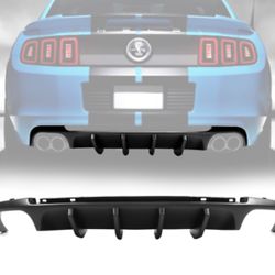 13-14 Ford Mustang Shelby V2 Style Rear Bumper Lip Diffuser - PP