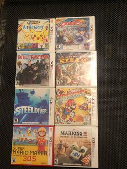 Nintendo 3DS games for sale!