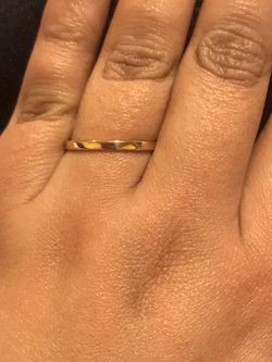 Gold band/ banda de oro 14k